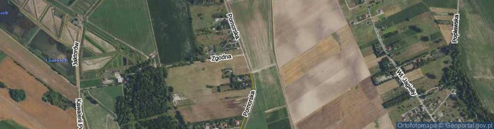 Zdjęcie satelitarne Pomorska ul.