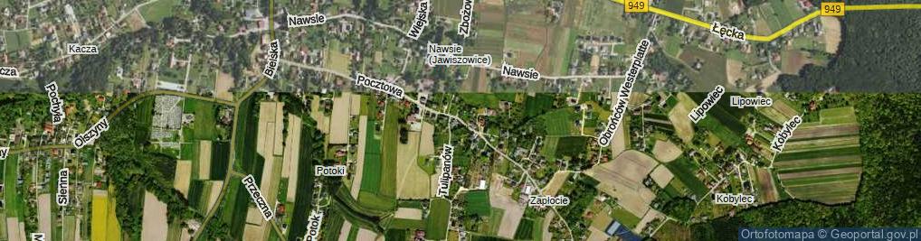 Zdjęcie satelitarne Pocztowa ul.
