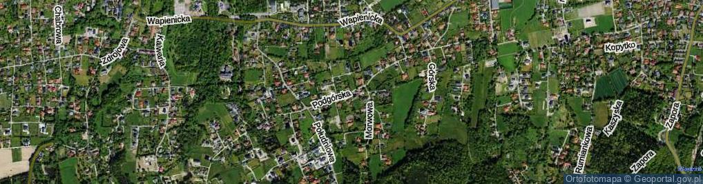 Zdjęcie satelitarne Podgórska ul.