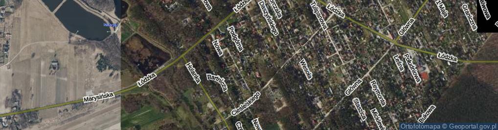 Zdjęcie satelitarne Podgórna ul.