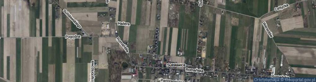 Zdjęcie satelitarne Powstańców Listopadowych ul.