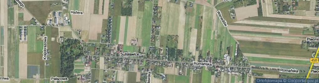 Zdjęcie satelitarne Powstańców Śląskich ul.