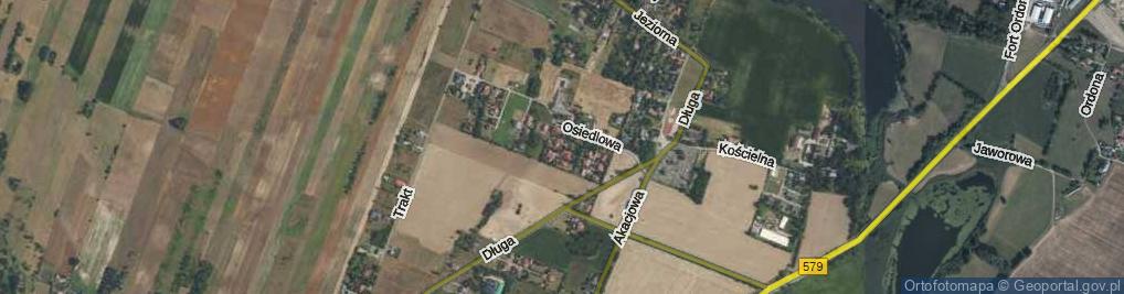 Zdjęcie satelitarne Pogodna ul.