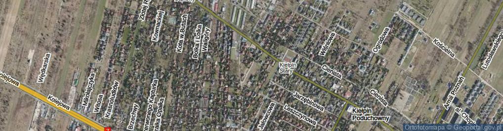 Zdjęcie satelitarne Porzeczkowa ul.