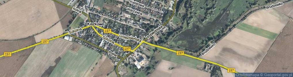 Zdjęcie satelitarne Pobiedziska ul.