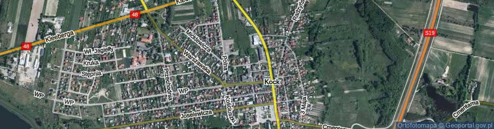 Zdjęcie satelitarne Pocztowa ul.