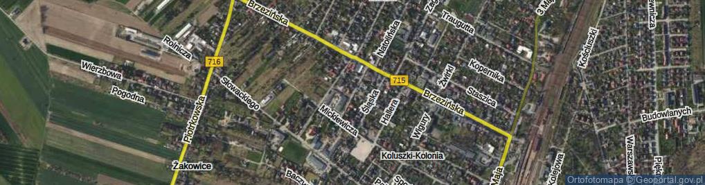 Zdjęcie satelitarne Pomorska ul.