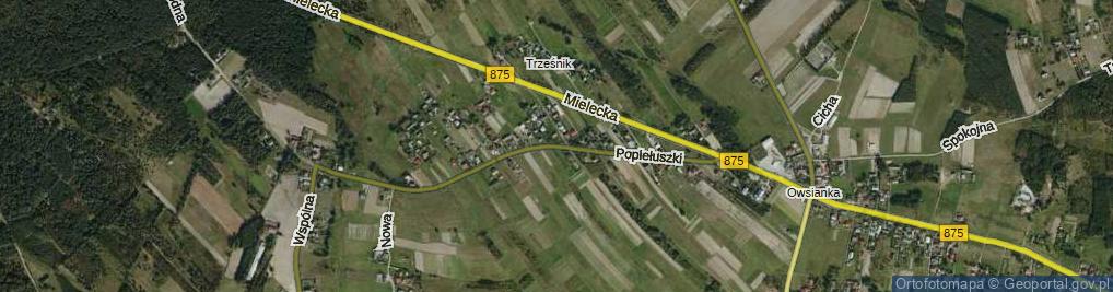 Zdjęcie satelitarne Popiełuszki Jerzego, bł. ks. ul.