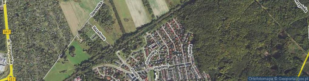 Zdjęcie satelitarne Podlaska ul.