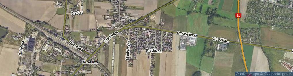 Zdjęcie satelitarne Pokoju ul.