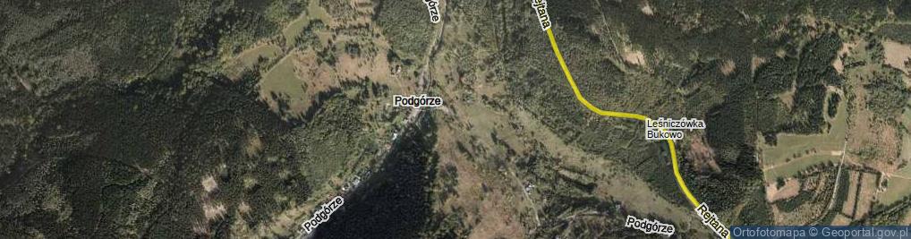 Zdjęcie satelitarne Podgórze ul.