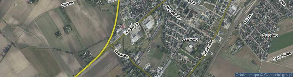 Zdjęcie satelitarne Południowa ul.