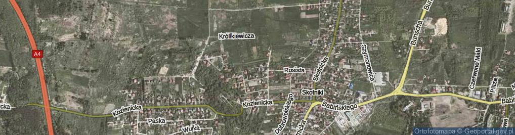 Zdjęcie satelitarne Porfirowa ul.