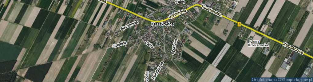 Zdjęcie satelitarne Poprzeczna ul.