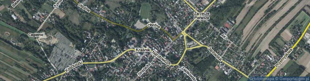 Zdjęcie satelitarne Podwalna ul.