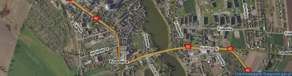 Zdjęcie satelitarne Portowa ul.