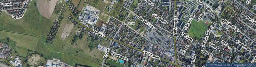 Zdjęcie satelitarne Pogodna ul.