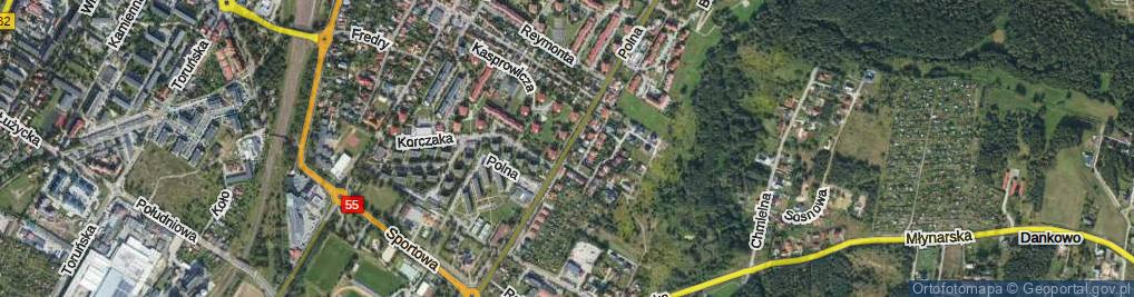 Zdjęcie satelitarne Polna ul.