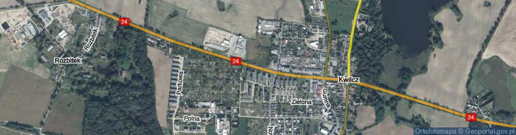 Zdjęcie satelitarne Powstańców Wielkopolskich ul.