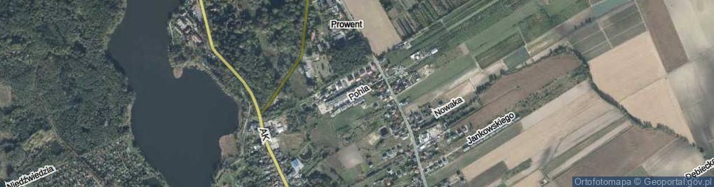 Zdjęcie satelitarne Pohla Edwarda ul.