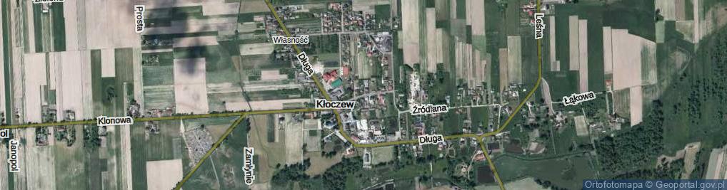 Zdjęcie satelitarne Pocztowa ul.