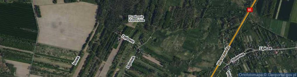 Zdjęcie satelitarne Północna ul.