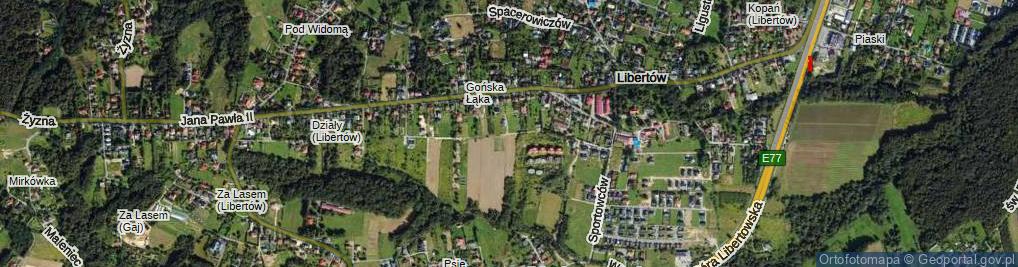 Zdjęcie satelitarne Południowa ul.