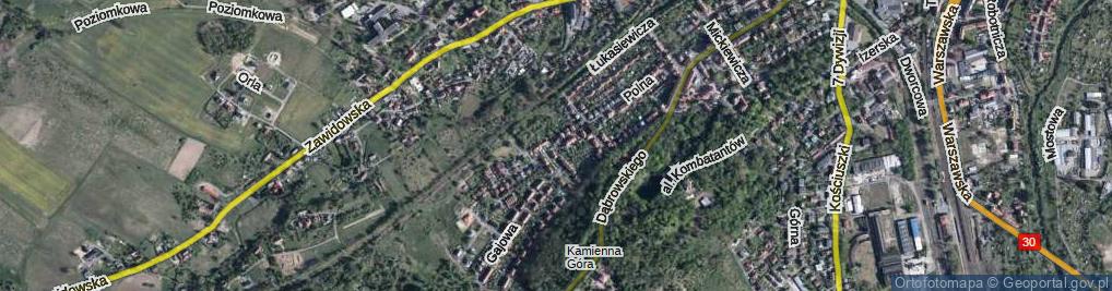 Zdjęcie satelitarne Polna ul.