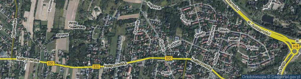 Zdjęcie satelitarne Połabian ul.