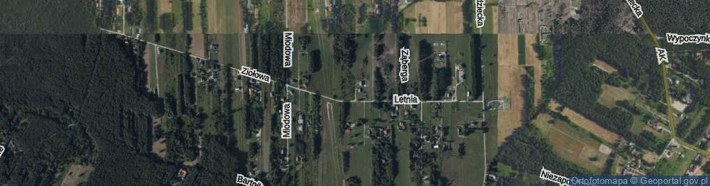 Zdjęcie satelitarne Poziomkowa ul.