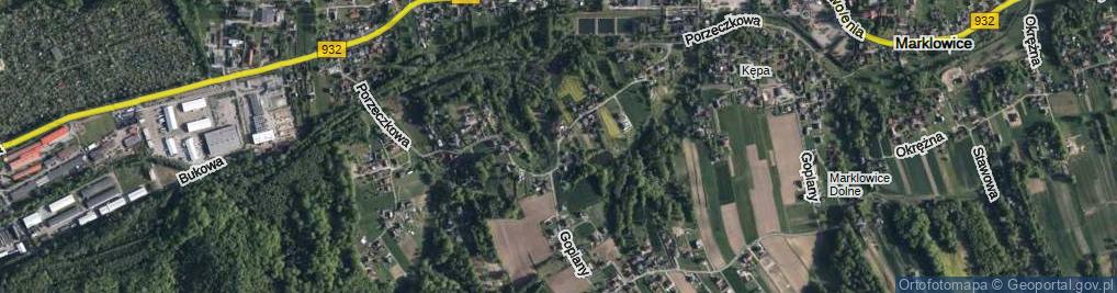 Zdjęcie satelitarne Porzeczkowa ul.