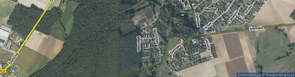 Zdjęcie satelitarne Poziomkowa ul.