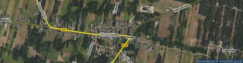 Zdjęcie satelitarne Popiełuszki Jerzego, bł. ks. ul.