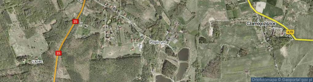 Zdjęcie satelitarne Pogórzyno ul.