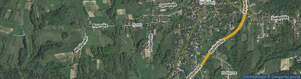 Zdjęcie satelitarne Podgórska ul.