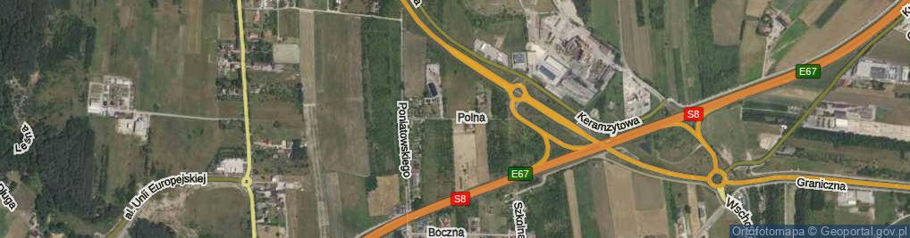 Zdjęcie satelitarne Polna ul.