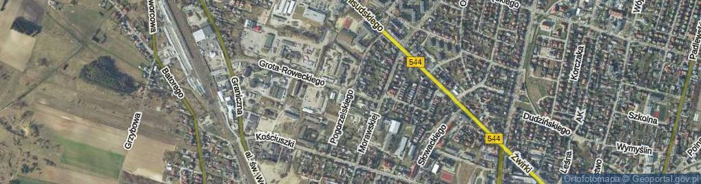 Zdjęcie satelitarne Pogorzelskiego Henryka ul.