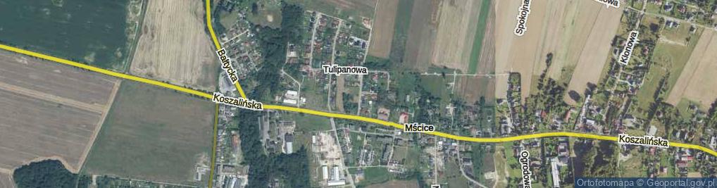 Zdjęcie satelitarne Północna ul.