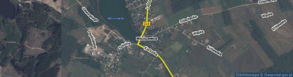 Zdjęcie satelitarne Podwórkowa ul.
