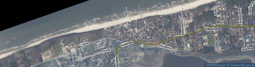 Zdjęcie satelitarne Pomorska ul.