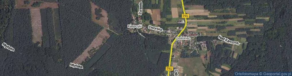 Zdjęcie satelitarne Pod Browarem ul.