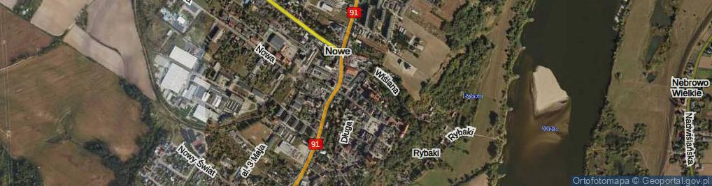 Zdjęcie satelitarne Pod Murami ul.