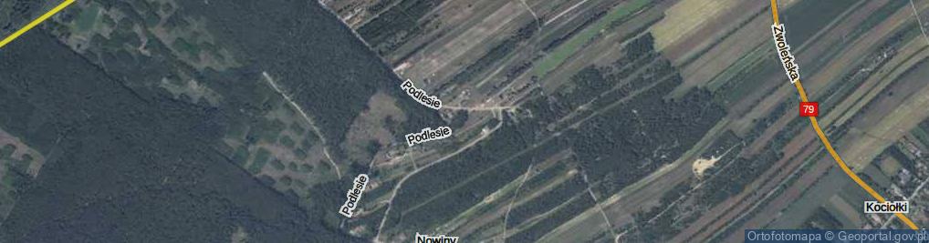 Zdjęcie satelitarne Podlesie ul.