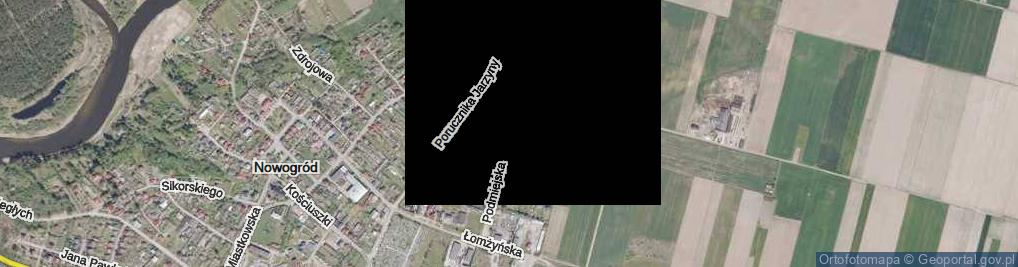 Zdjęcie satelitarne Podmiejska ul.