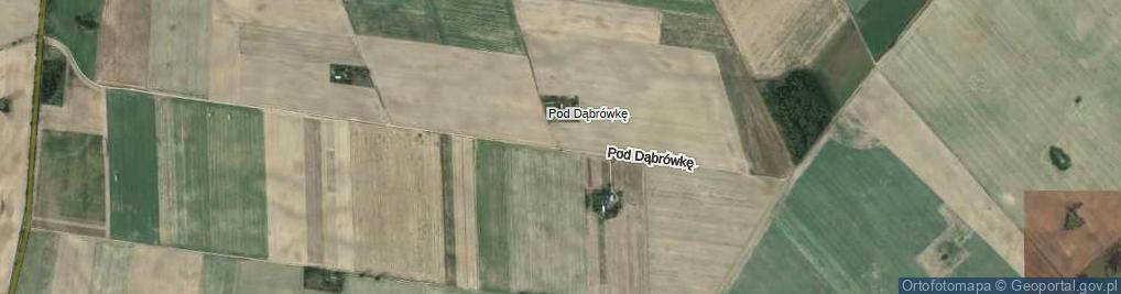 Zdjęcie satelitarne Pod Dąbrówkę ul.