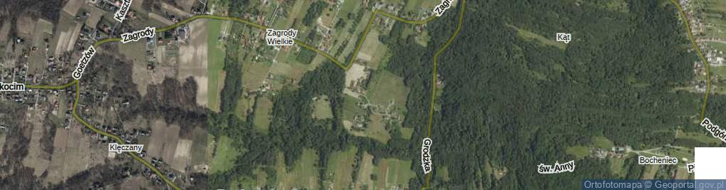 Zdjęcie satelitarne Pod Bocheńcem ul.