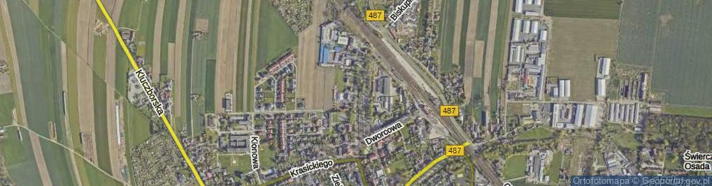 Zdjęcie satelitarne Powstańców Śląskich ul.