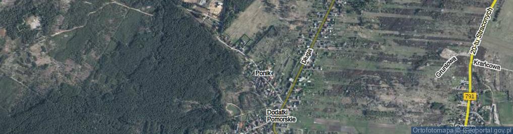 Zdjęcie satelitarne Ponikowska ul.