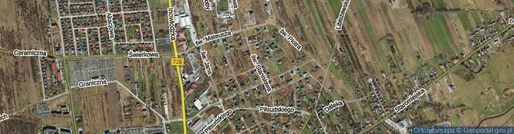 Zdjęcie satelitarne Popiełuszki Jerzego, bł. ks. ul.