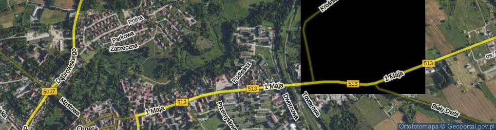 Zdjęcie satelitarne Podleśna ul.